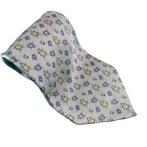 Nature Conservancy Men 100% Silk Neck Tie Neckties 59" Beetle Science‎ Academia